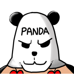 ONE PIECE パンダマン　顔スタンプ