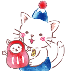 富士山ぼうしのたまにゃん