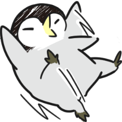 テンションの高いペンギン