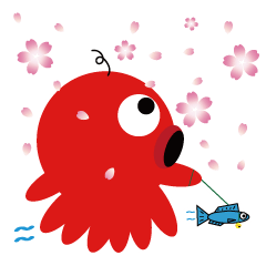 たこっちゅのほのぼの日常スタンプ