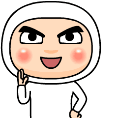 白タイツのヒーロー★アバタースタンプ