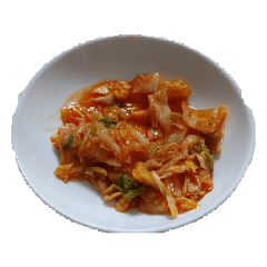 和食キムチ定食そばソーセージ唐揚げ松前漬