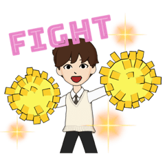 ❤️❤️イケメンが応援❤️❤️