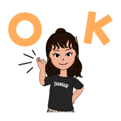 イケメン女子スタンプ