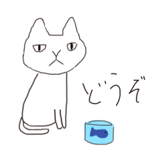 白猫おこめにゃん