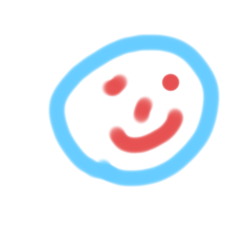 幼稚園児が書いたようなスタンプ