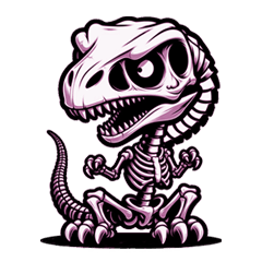 コツコツ生きていました。骨だけにっ