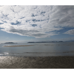 海岸景色　スタンプ２