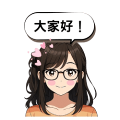 Rainbow House Girl Qi Daily Greetings