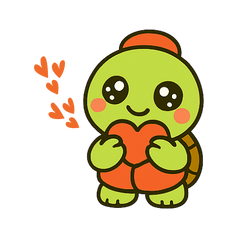 還暦祝い♪赤いちゃんちゃんこ亀さん