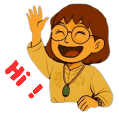 Yahan's mother's expression stickers