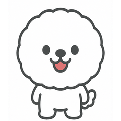 ビションの一言スタンプ