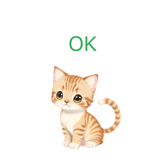 Cute Cat Stickers  Everyday Phrases