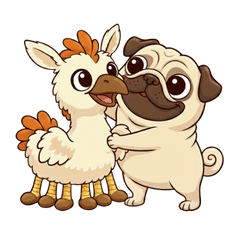 Pugsley & Peanut (TH)