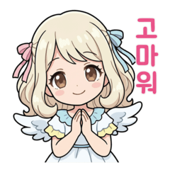Cute Angel and Devil Stickers01