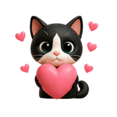 ハチワレねこのふくちゃん