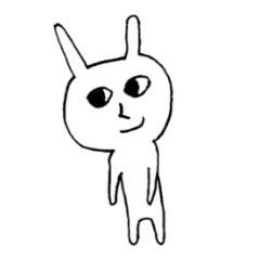 ウサギとかのスタンプ