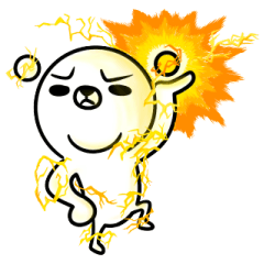 ちょっと浮いてるクマ