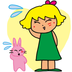 さくらちゃんと仲間達のスタンプ