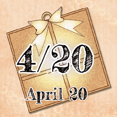 4月20日記念日BIGスタンプ