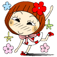 ひま子ちゃん５０ デカ文字で毎日挨拶２