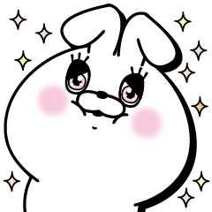 キラキラうさぎさん