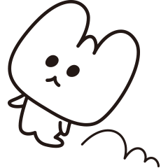 うさぎみたいな。