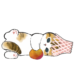 写真に貼れる！ もぎたてにゃん