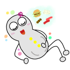 かわいいオバケの仕草スタンプ