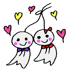 てるてる坊主のるい君とももちゃん