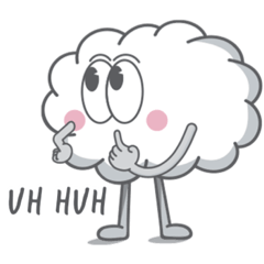 最新版 雲さんスタンプセット１[英語]