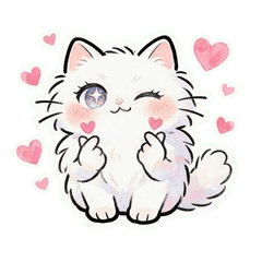 愛嬌で乗り切る！世渡り上手な白猫