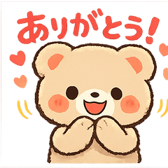 Soft & Cute Bear Daily Stickers