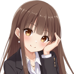 毎日使える♡スーツ女子BIGスタンプ