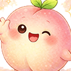 やさいのはこももちゃんスタンプ