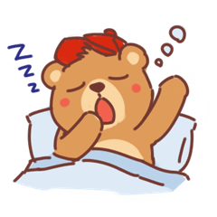bear wearing a cap