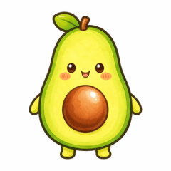 にこにこアボカドちゃん