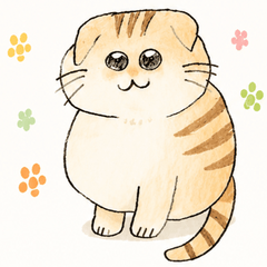 トラ猫だよ～ リアクション付きあいさつ