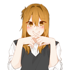 となりの席の小林さん。２