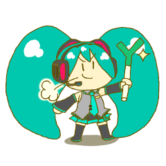 初音ミクたちのゆるいスタンプ