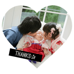 白浜家  ただの親バカスタンプ