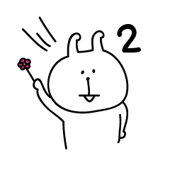 名前はないが別にいらないうさぎさん２