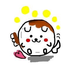 みたらし団子の犬