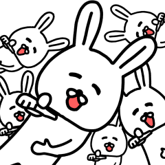 動く！うさぎのゼンチン