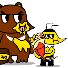 ハチっちとクーマと時々クレープ