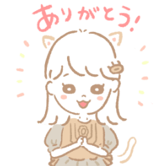 ninapepe 女の子スタンプ1