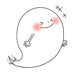 シンプル☆かわいいおばけちゃん