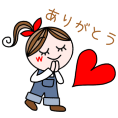 ブルージーンズの女の子