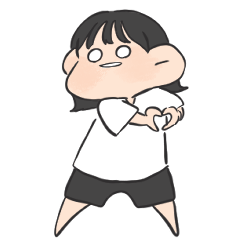 文字なし　おんなのこ。