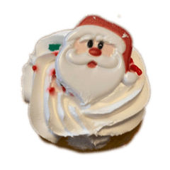 CHRISTMAS CUPCAKE STICKER